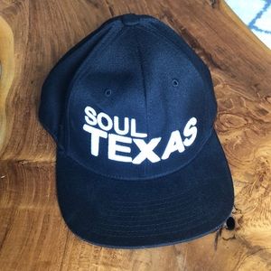 SoulCycle Texas hat. Black w/ thick white letters